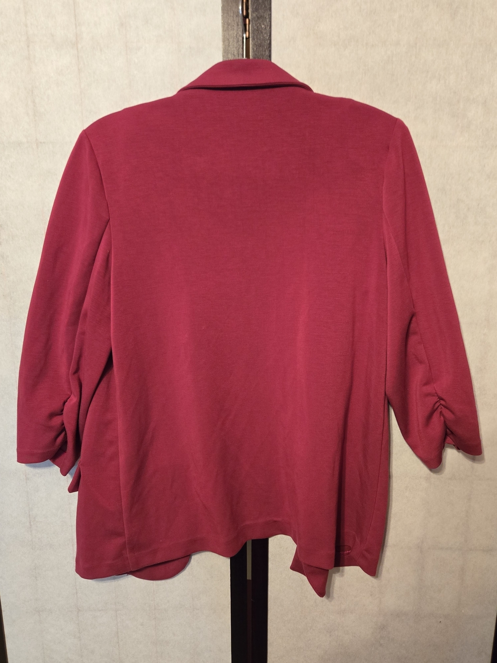 A. Byer Raspberry Open-Front Blazer Jacket - Picture 4 of 4